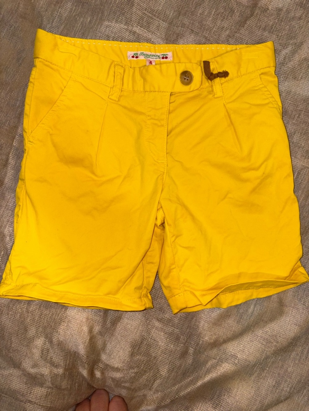Bonpoint Bright Yellow girls 4T Shorts